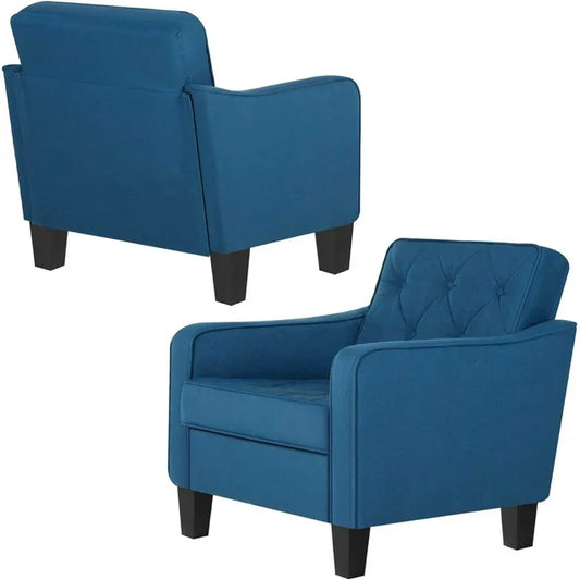 LAZZO Living Room Chairs Accent Chair, (1 Blue)