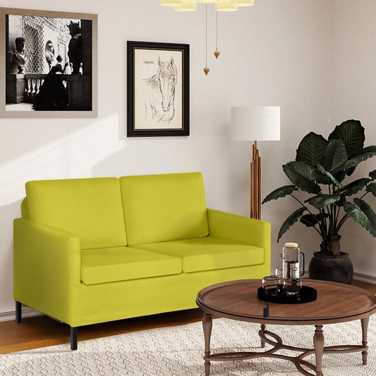 LAZZO 51" W Fabric Modern Small Loveseat Sofa Couch(Green)