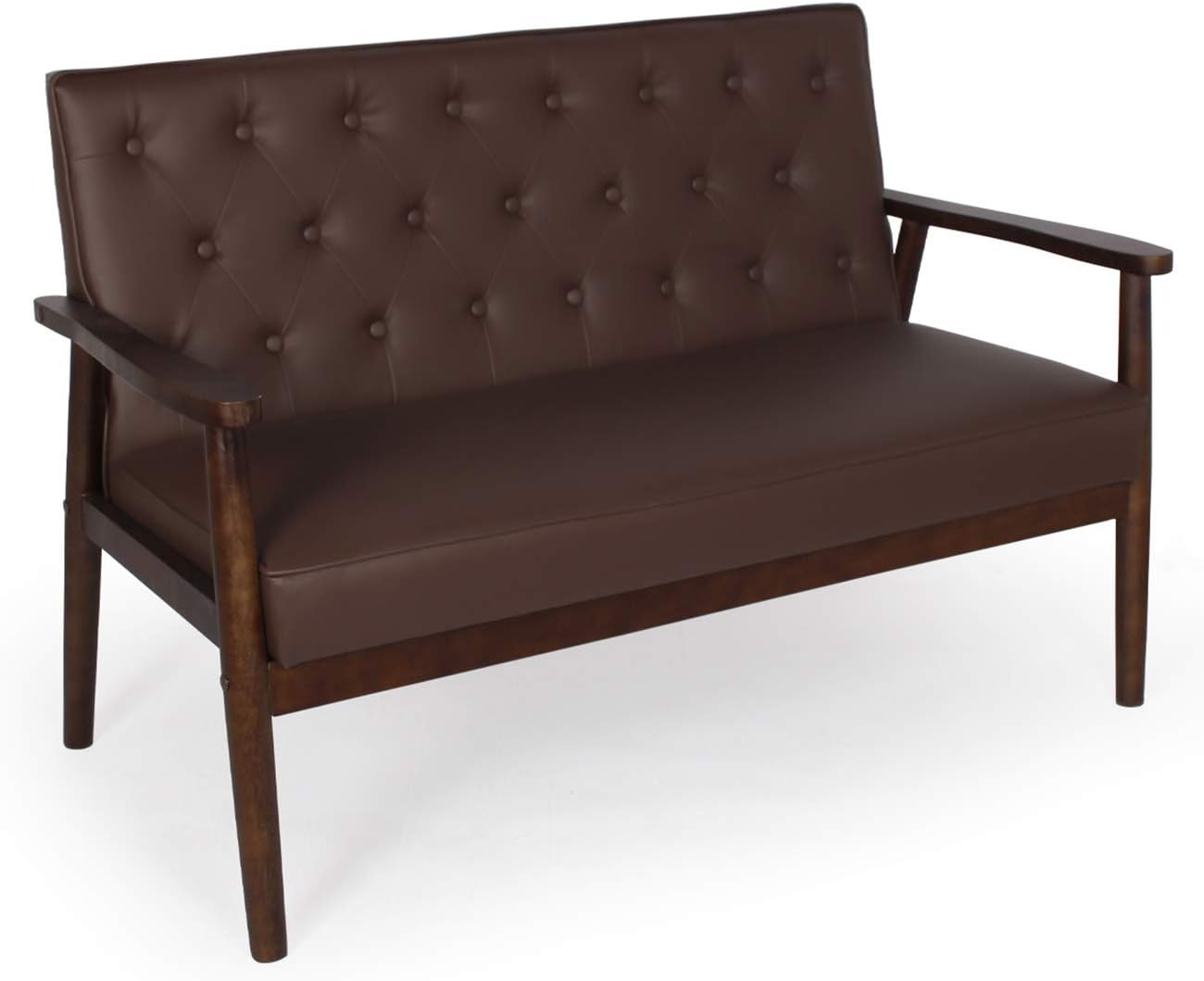 LAZZO Mid-Century Loveseats Sofa Couch 2 Seater Sofa